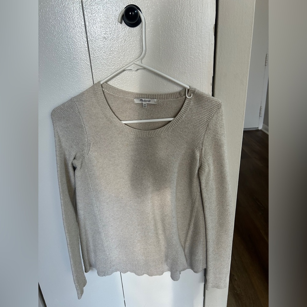 Merona Light Beige Knit Pullover